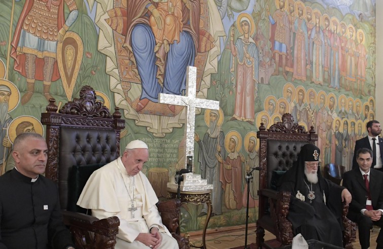 Papa Francesco incontra Ilia II, Catholicos e Patriarca di tutta la Georgia (Tbilisi, 30 settembre 2016)