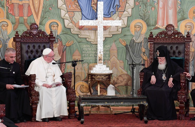 Papa Francesco incontra Ilia II, Catholicos e Patriarca di tutta la Georgia (Tbilisi, 30 settembre 2016)