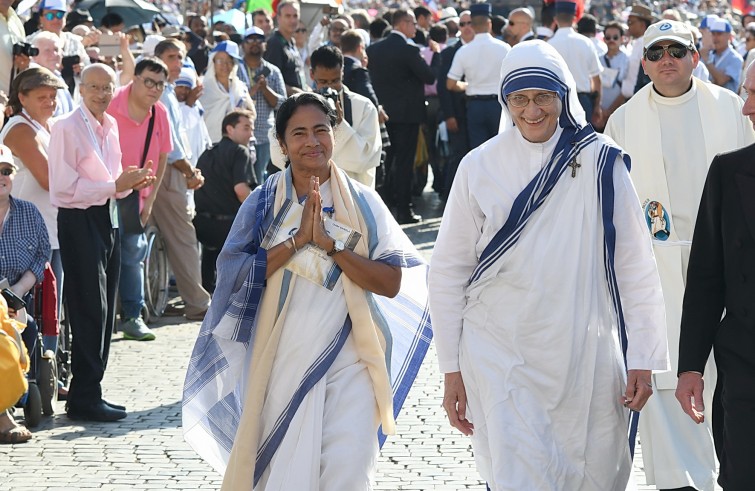 Piazza San Pietro, 4 settembre 2016: canonizzazione Madre Teresa di Calcutta - Superiora Missionarie della carità e rappresentante di Calcutta