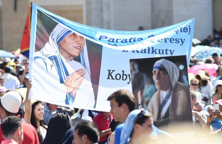 Piazza San Pietro, 4 settembre 2016: canonizzazione Madre Teresa di Calcutta - immegini di Madre teresa