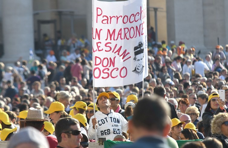 Piazza San Pietro, 28 settembre 2016: Udienza generale Papa Francesco - fedeli in piazza