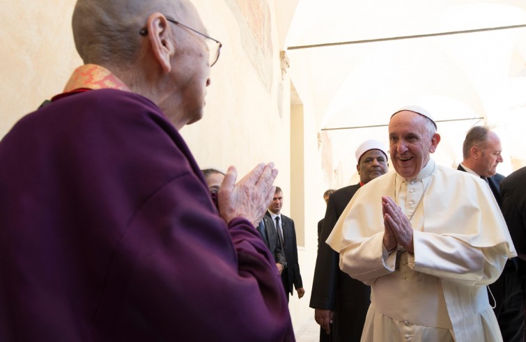 Papa Francesco ad Assisi per la Giornata mondiale di preghiera per la pace (20 settembre 2016)