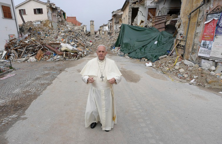 Papa Francesco ad Amatrice (4 ottobre 2016)