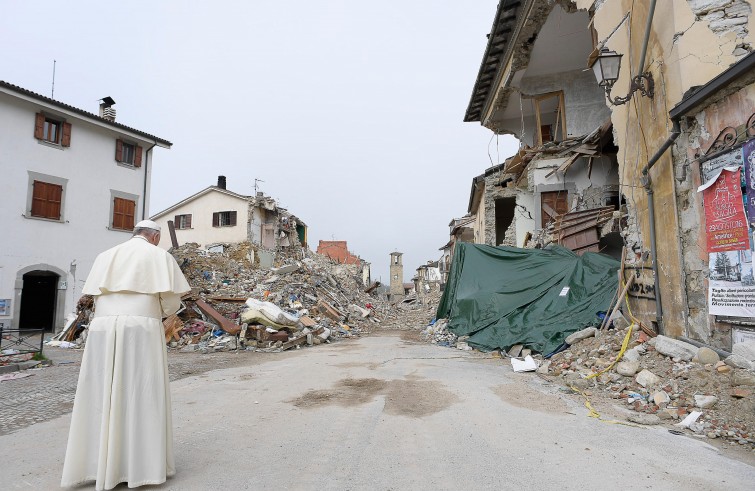 Papa Francesco ad Amatrice (4 ottobre 2016)