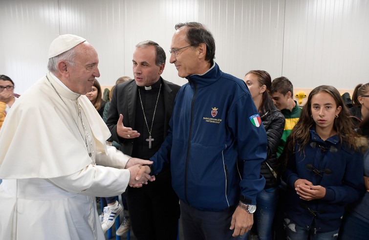 Papa Francesco ad Amatrice (4 ottobre 2016)