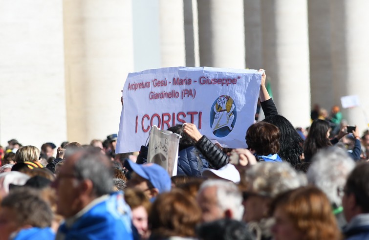 Piazza San Pietro, 22 ottobre 2016: Udienza giubilare Papa Francesco - Giubileo corali