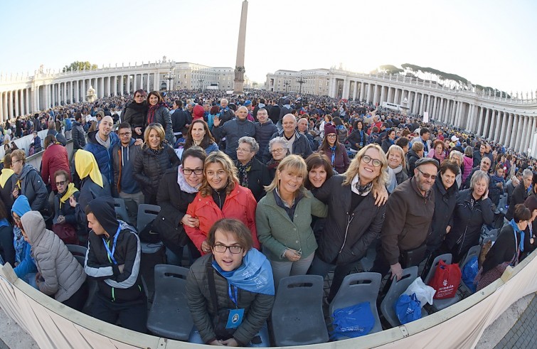 Piazza San Pietro, 22 ottobre 2016: Udienza giubilare Papa Francesco - fedeli