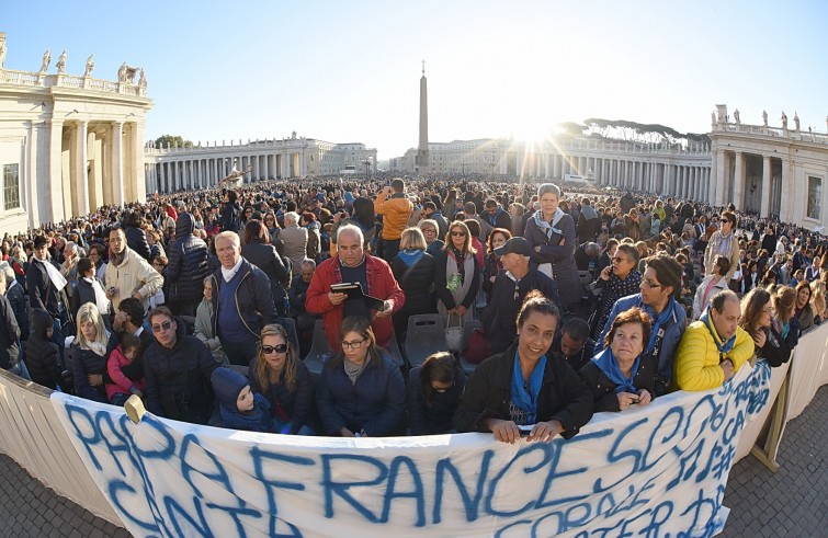 Piazza San Pietro, 22 ottobre 2016: Udienza giubilare Papa Francesco - Giubileo corali