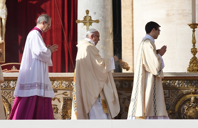 Vaticano, 20 novembre 2016: Papa Francesco celebra messa chiusura Porta Santa -