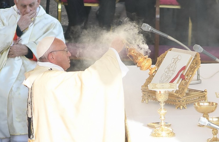 Vaticano, 20 novembre 2016: Papa Francesco celebra messa chiusura Porta Santa -