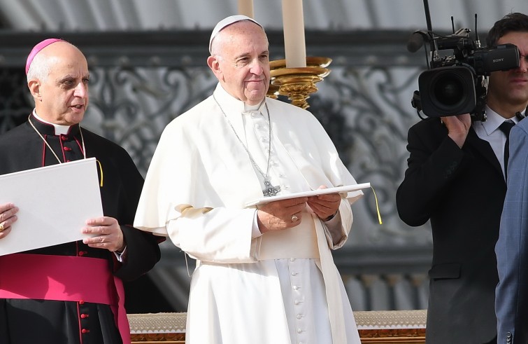 Vaticano, 20 novembre 2016: Papa Francesco celebra messa chiusura Porta Santa -