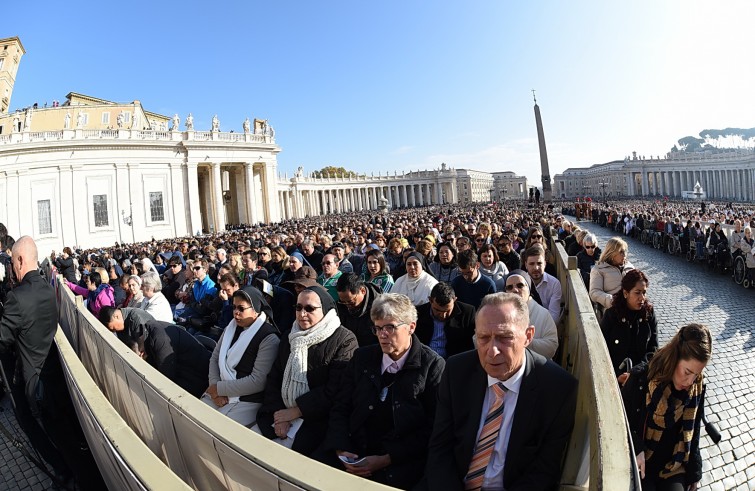 Vaticano, 20 novembre 2016: Papa Francesco celebra messa chiusura Porta Santa -