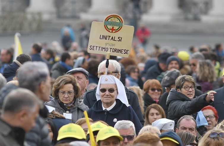 Piazza San Pietro, 12 novembre 2016: Udienza giubilare Papa Francesco - Unitalsi Settimo Torinese