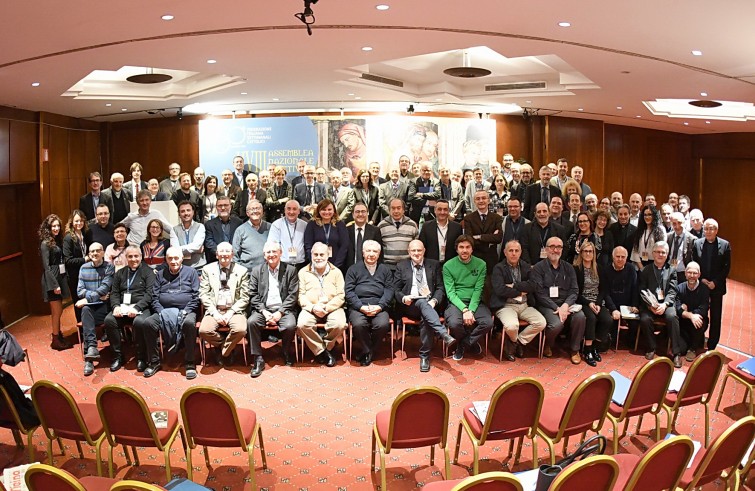 Roma, 24-26 novembre 2016: Federazione Italiana Settimanali Cattolici, XVIII assemblea elettiva nel 50° anniversario di fondazione - gruppo totale