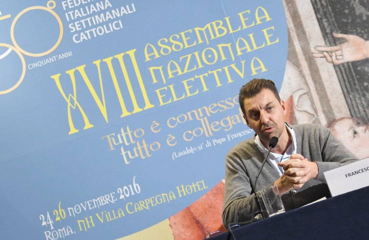 Roma, 24-26 novembre 2016: Federazione Italiana Settimanali Cattolici, XVIII assemblea elettiva nel 50° anniversario di fondazione - don Adriano Bianchi