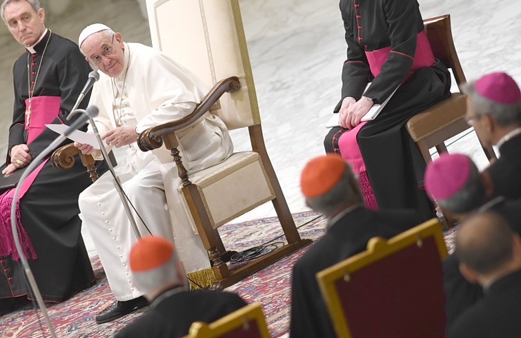 Aula Paolo VI, 23 novembre 2016: Udienza generale Papa Francesco -  Papa Francesco, vescovi e cardinali