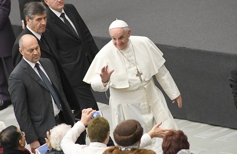 Aula Paolo VI, 7 dicembre 2016: Udienza generale Papa Francesco