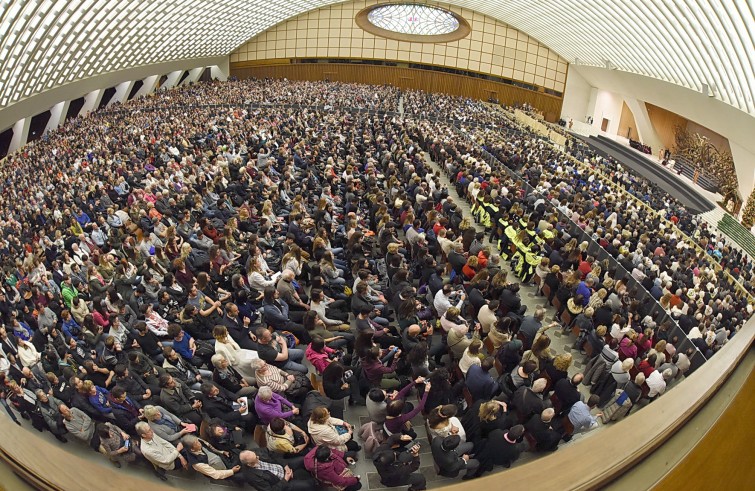 Aula Paolo VI, 7 dicembre 2016: Udienza generale Papa Francesco