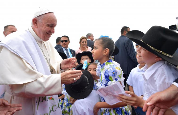 Viaggio Apostolico del Santo Padre In Colombia (6-11 settembre 2017) – 08-09-2017 Arrivo a Villavicencio e trasferimento a Catama