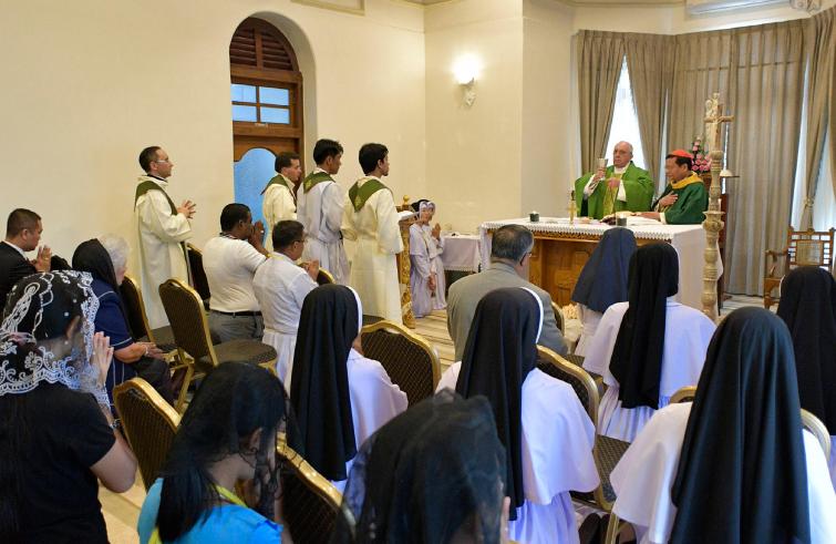 Yangon, 28 novembre: Viaggio Apostolico in Myanmar e Bangladesh (26/11 – 2/12), Papa Francesco celebra la Messa